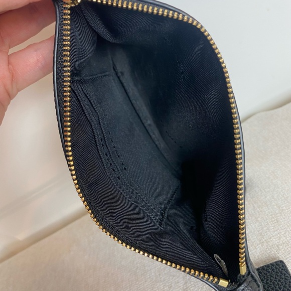 Coach Black Leather Wristlet - Picture 4 of 7